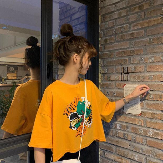 [HCM]Áo croptop in hình hoạt hình