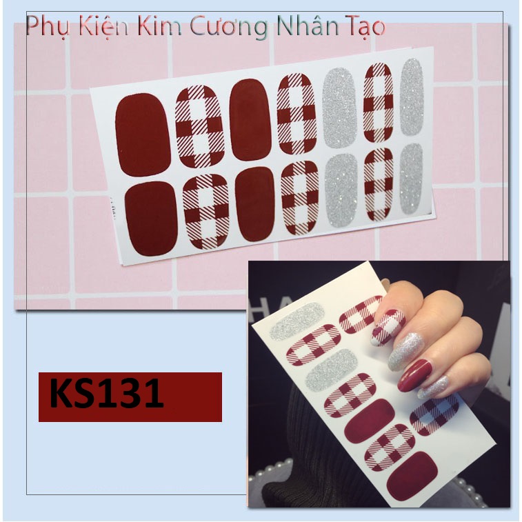 Bộ sticker dán móng tay HÀN QUỐC trang trí 3D kháng nước bền chặt - P16