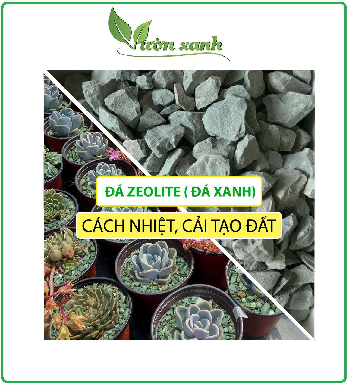 (500gr) Đá Zeolite rải mặt sen đá, xương rồng giúp cách nhiệt, giữ ẩm tốt cho cây
