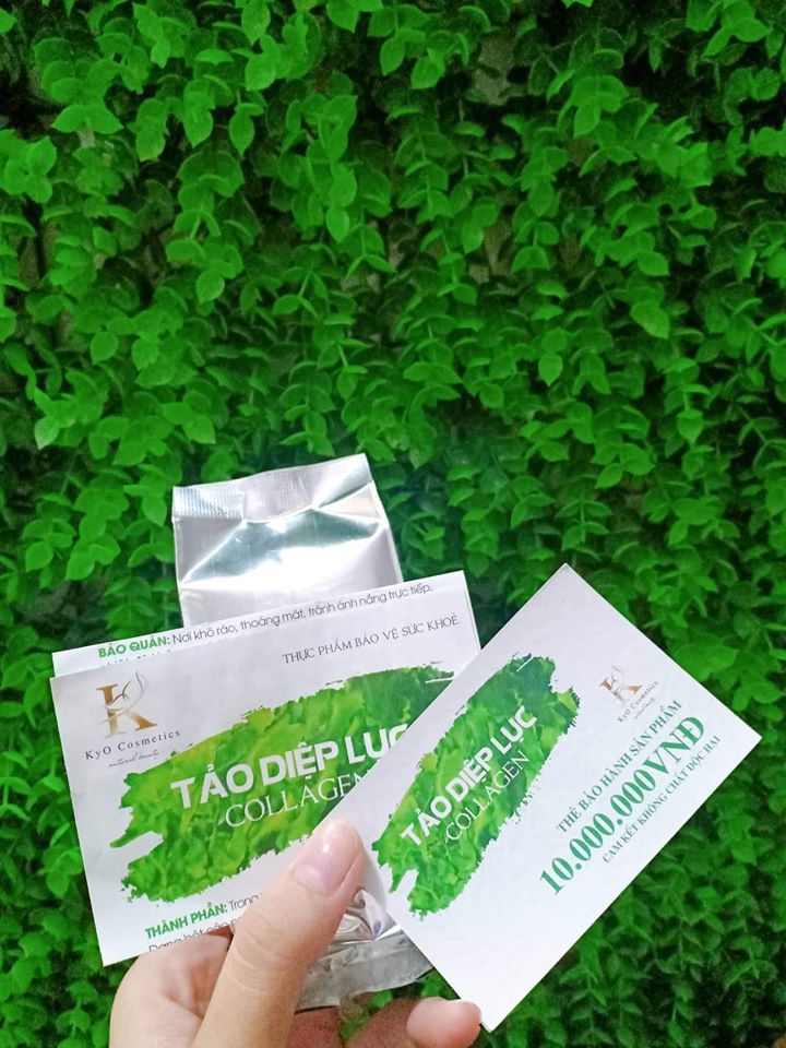 [CHÍNH HÃNG] tảo diệp lục Collagen KYO