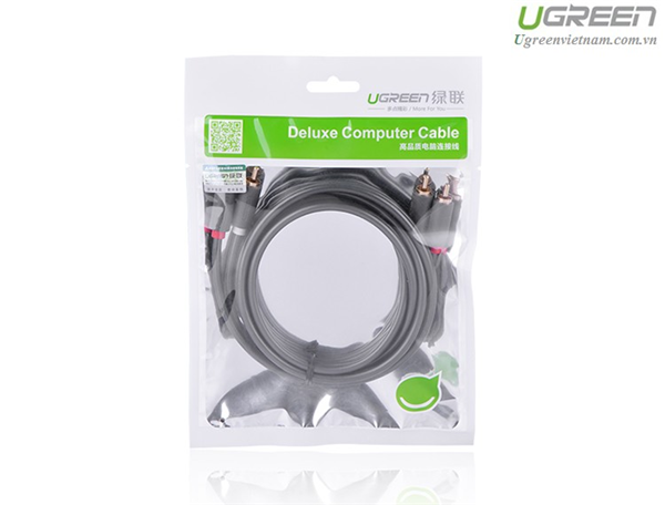 Cáp AV hoa sen 2 đầu RCA dài 3m  Ugreen 10519 Cao cấp