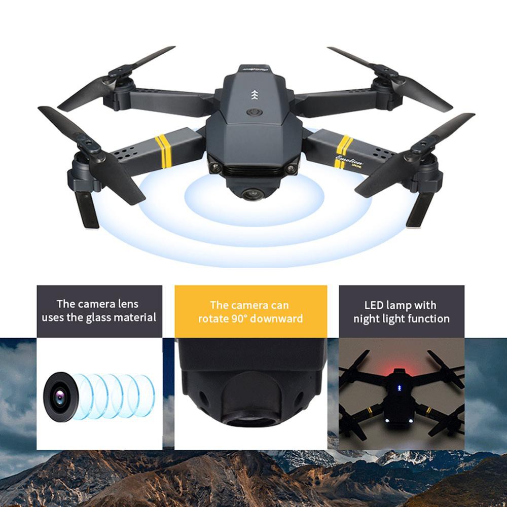 Flycam wifi E58 camera HD 4K tặng túi đựng