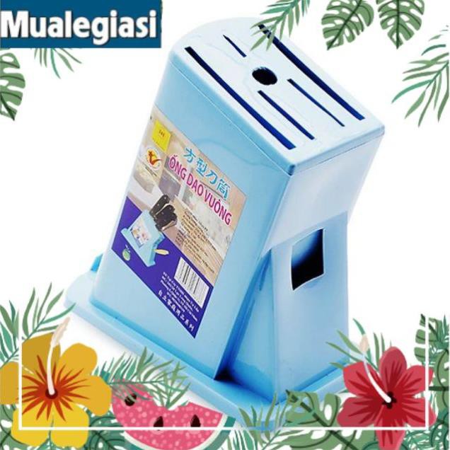 [HCM]Kệ Ống Dắt Dao Nhựa Vuông [NPS]