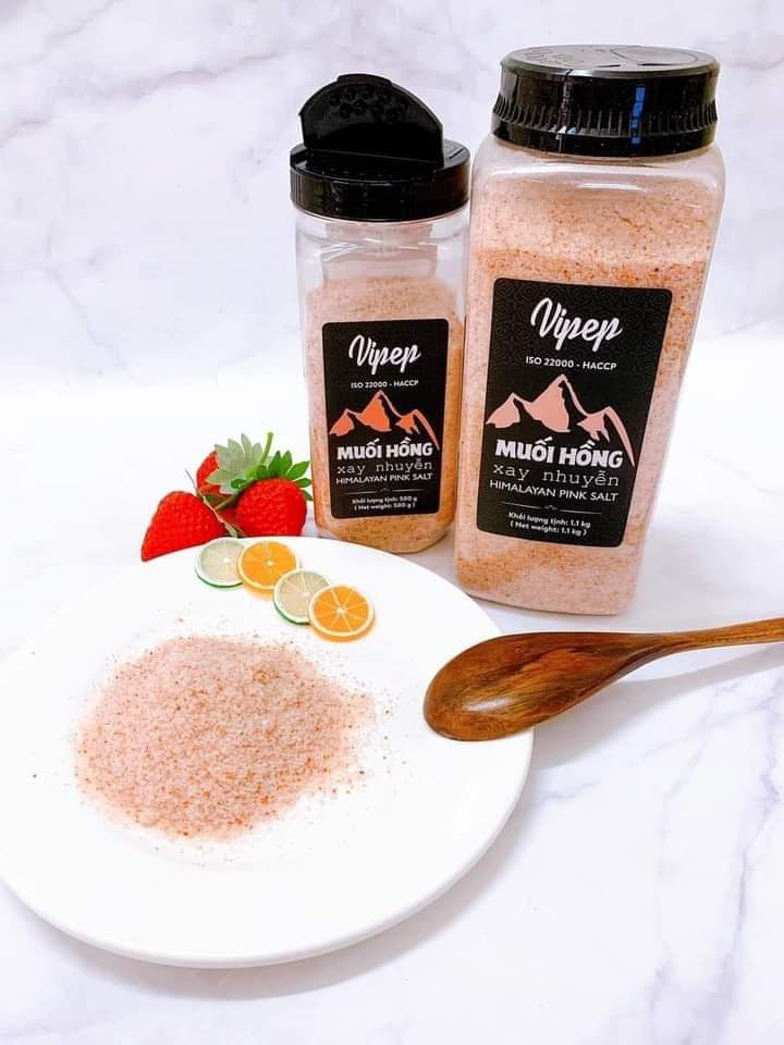 Muối hồng mịn Himalayan - Vipep