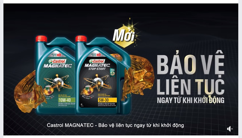 Dầu nhớt xe ô tô cao cấp Castrol GTX 20W-50 can 4L