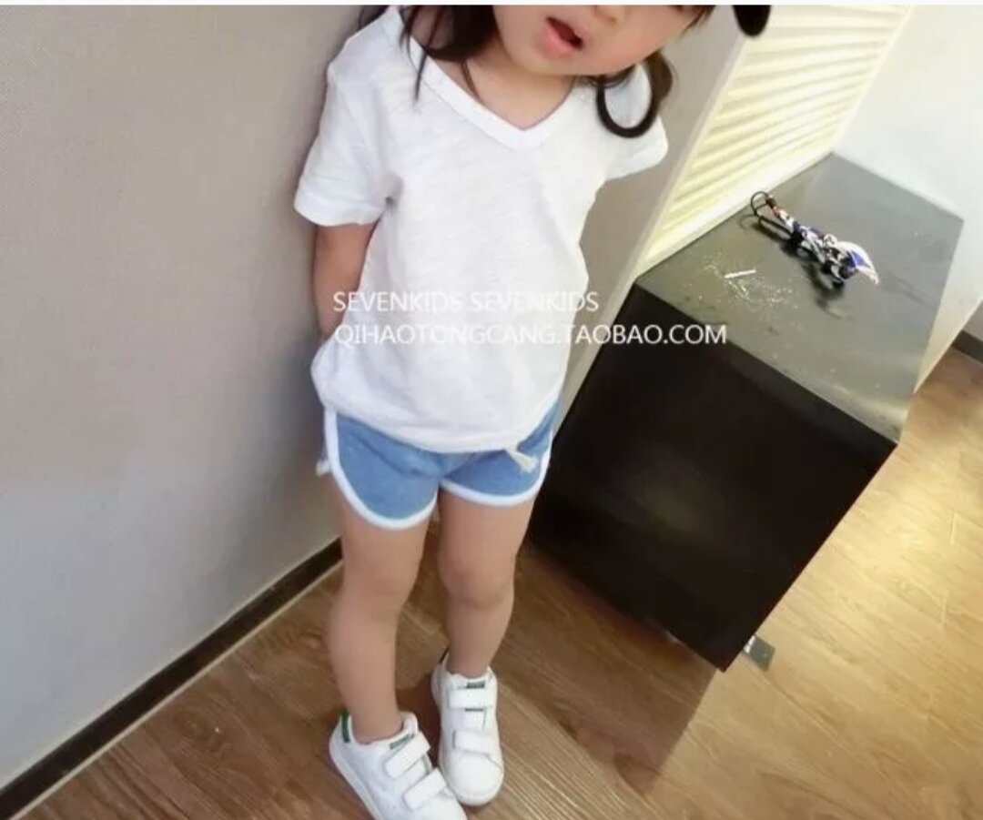 Áo thun bé gái,bé trai,kiểu cổ tim 7-25kg- [Subonkids Fashion]