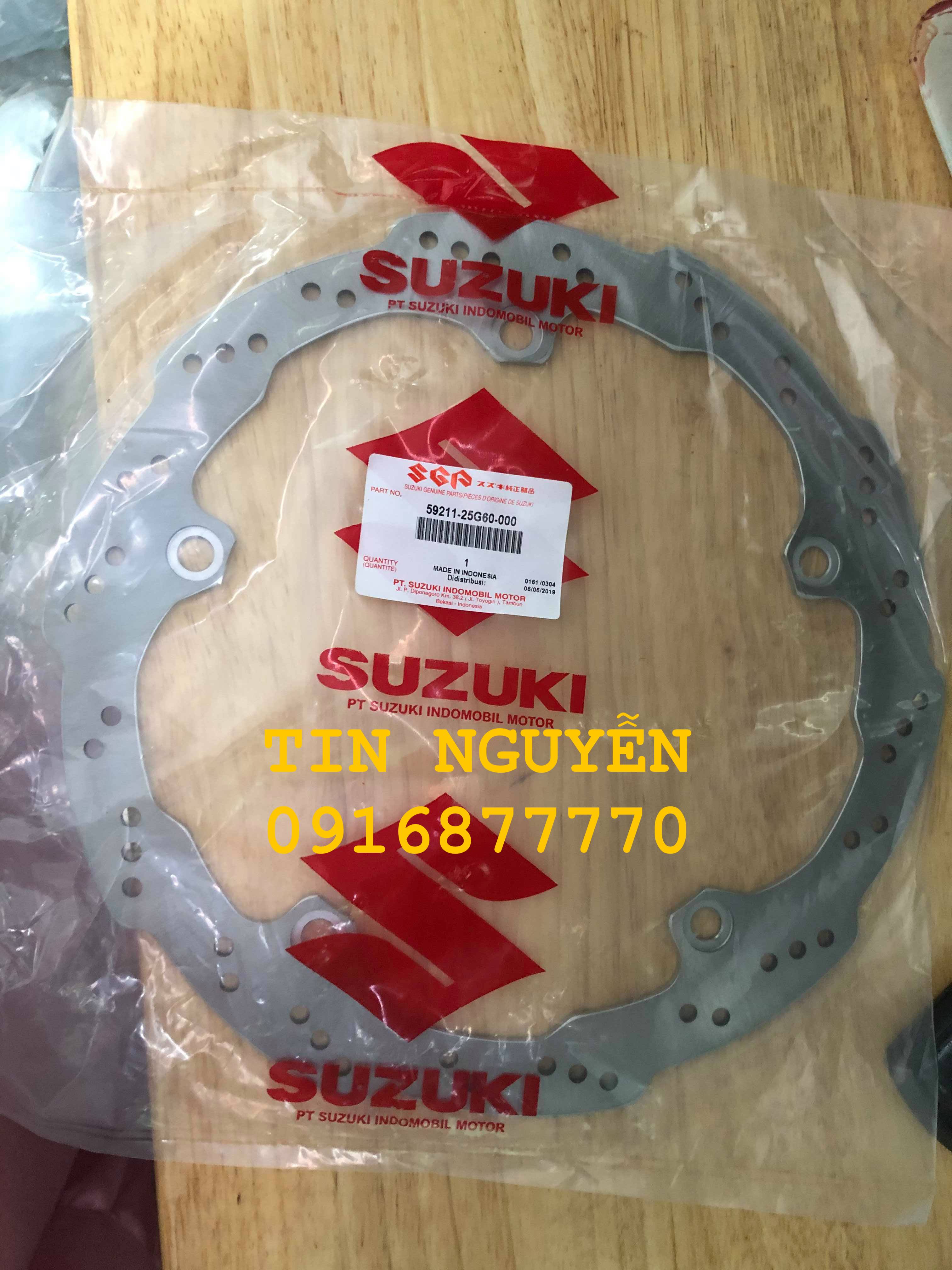 Đĩa thắng trước Satria Raider chính hãng Suzuki