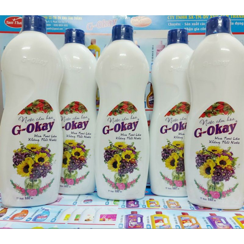 [HCM]Nước cắm hoa tươi 680ml Gia Phú