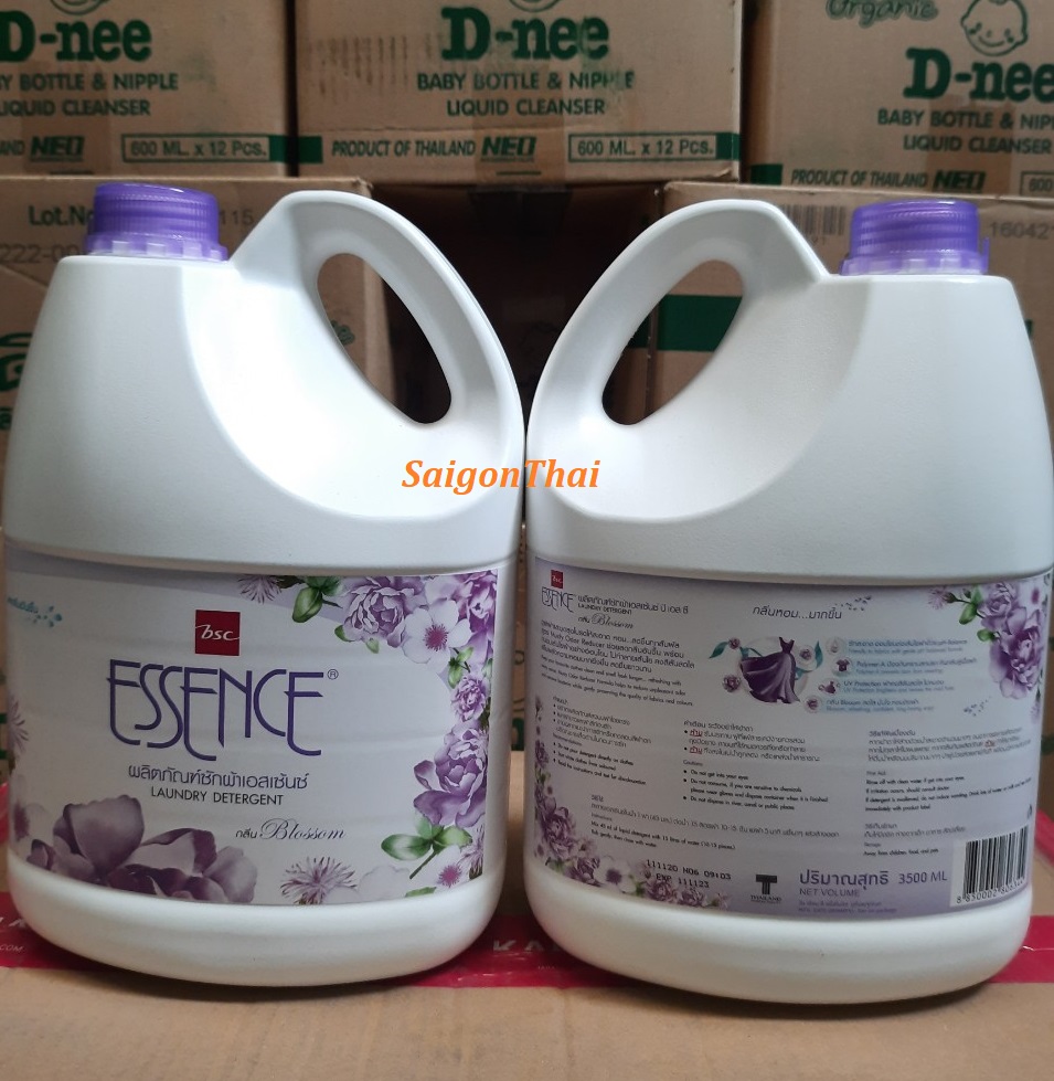 [HCM](SGT) Nước giặt đậm đặc Essence màu TÍM 3500 ml (can 3.5l)