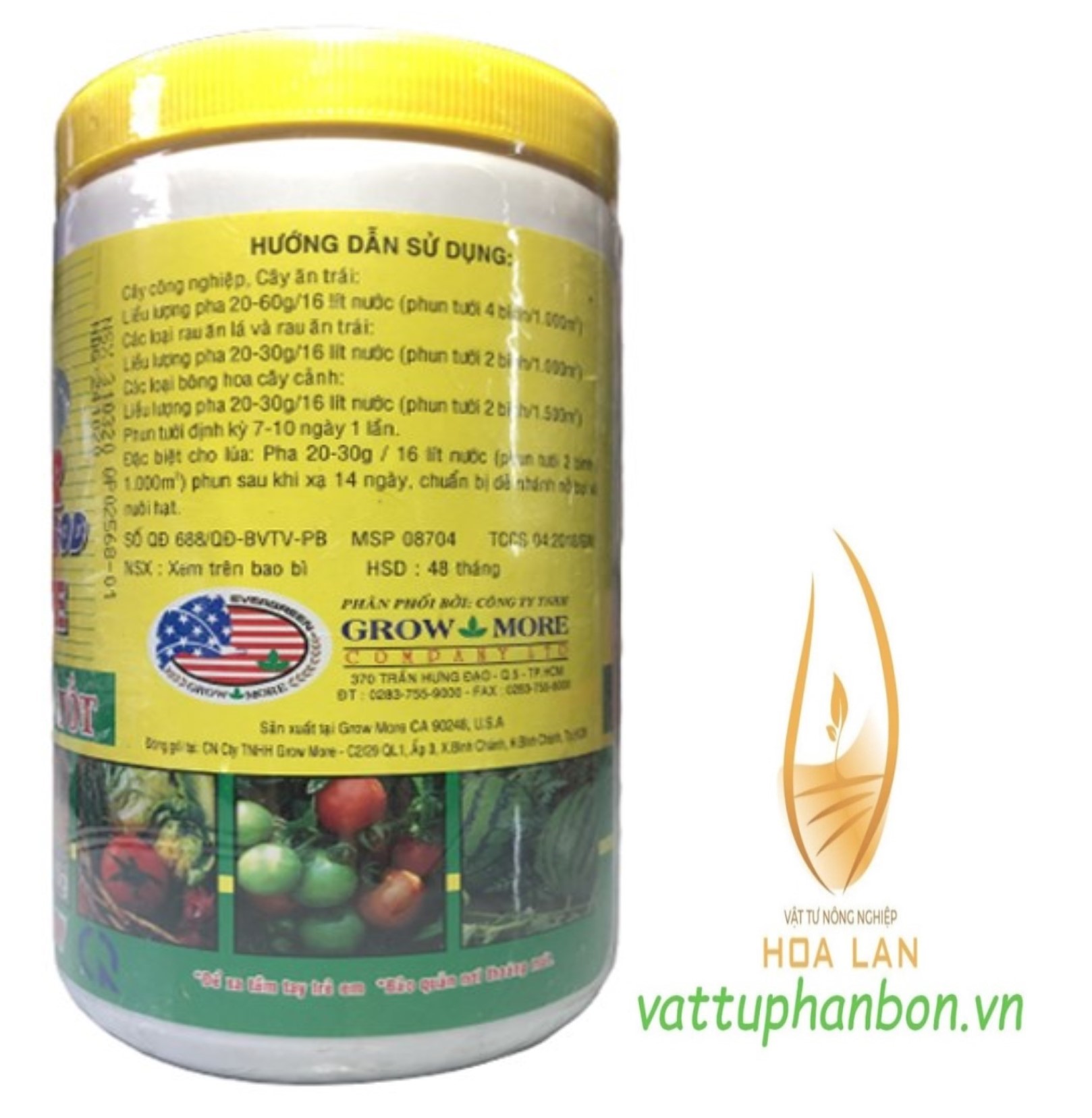 PHÂN BÓN GROW MORE NPK 30-10-10+TE - #400A# 500g