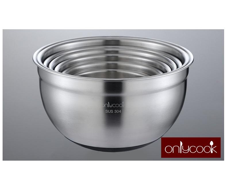Thau inox 304 Đế Silicon Chống Trượt
