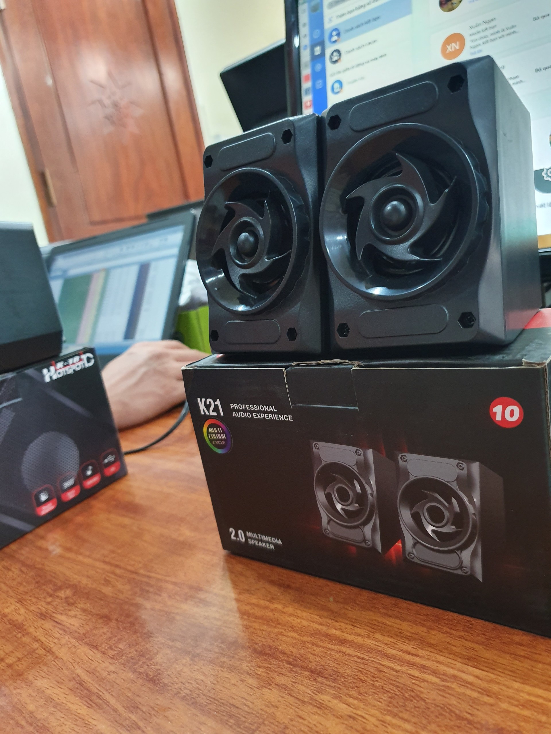 [ ÂM THANH CỰC ĐỈNH ] Loa máy tính 2.0 Multimedia Speaker K21