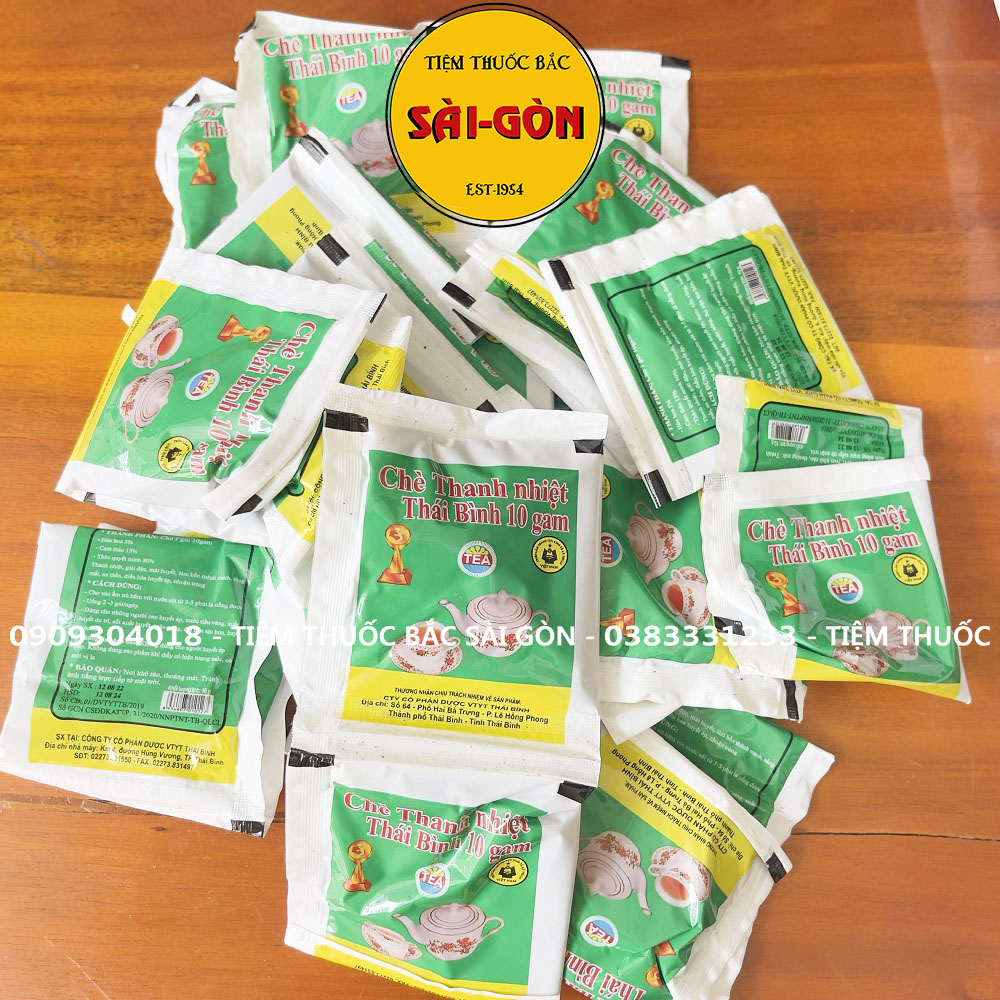 Chè Thanh Nhiệt Thái Bình Bịch 20 gói (Thanh nhiệt, hạ áp, ổn định đường huyết, ngủ ngon)