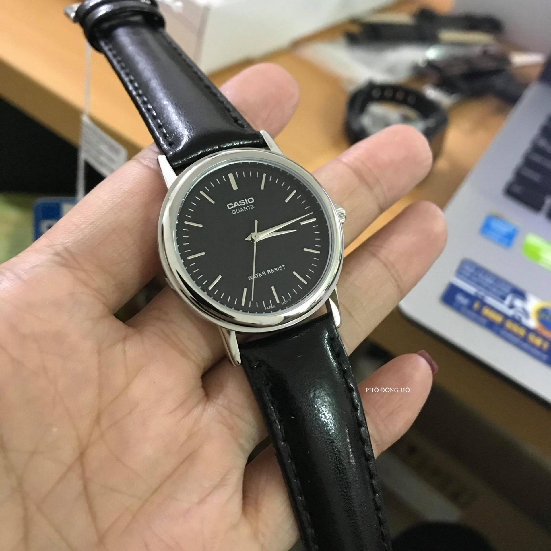 Đồng hồ nam dây da Casio Anh Khuê MTP-1095E-1ADF