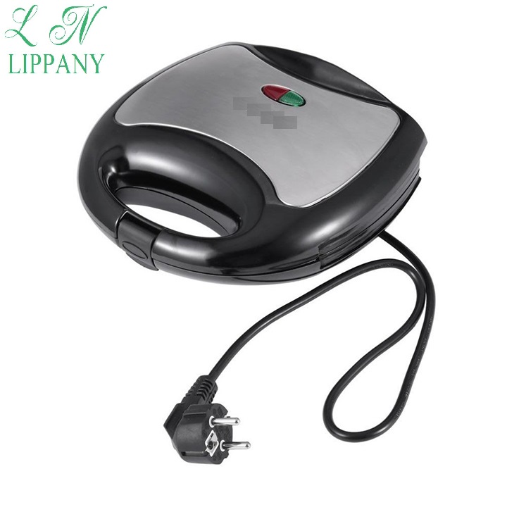 Electric sandwich makers, toaster bread toaster breakfast hamburger machine compact design plastic + Metal