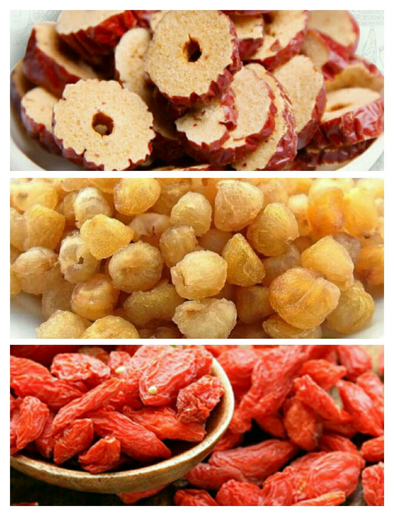 Combo 500g kỷ tử + 500g táo đỏ + 500g long nhãn