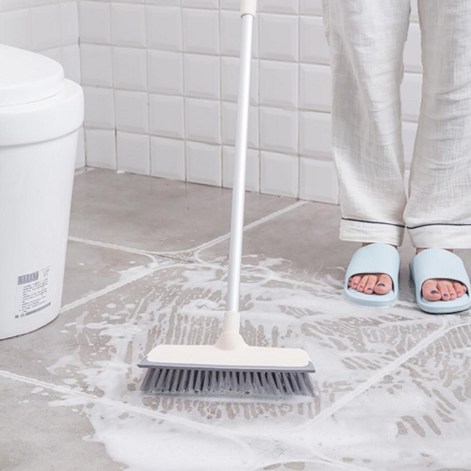 Chổi chà sàn 2 mặt có hộp 115cm dễ dàng chà rửa , vệ sinh