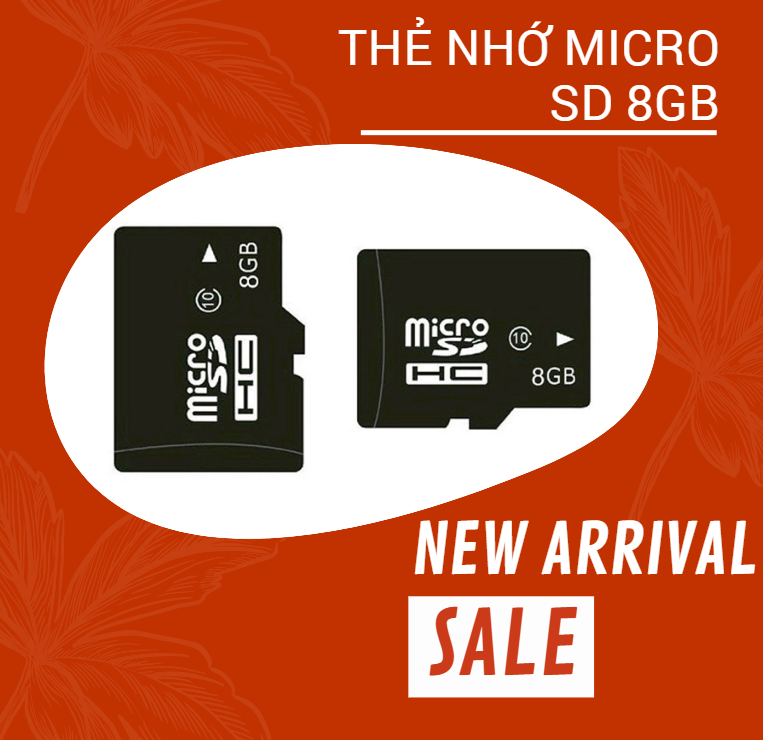 Thẻ nhớ micro sd dung lượng 8gb - hàng chính hãng