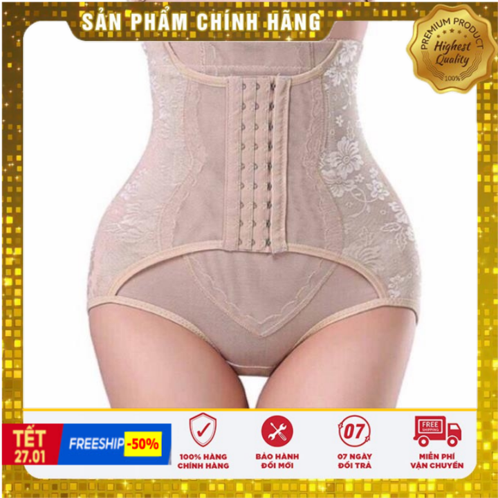 Quần Gen Nịt Bụng Lưng Cao Móc Dài (Quần kiêm nịt) vải dễ chịu