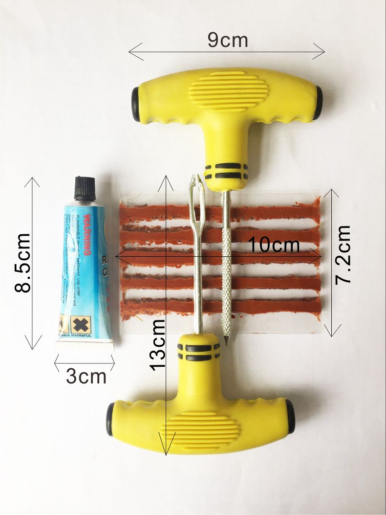 Bộ vá lốp không săm ô tô xe máy cứu hộ du lịch phượt thủ BS-BT109