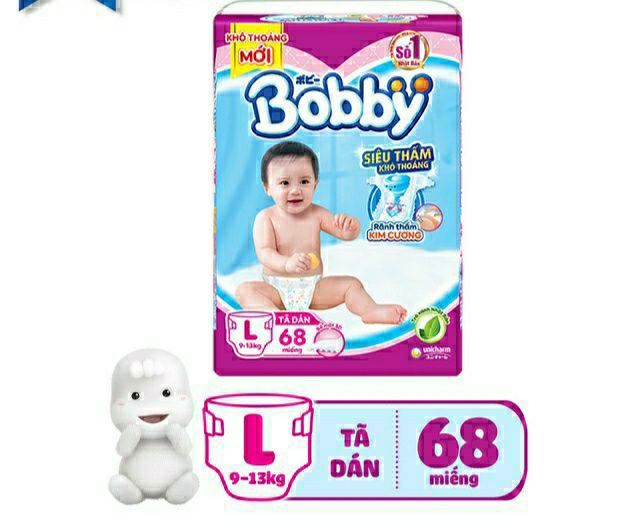 Tã dán Bobby L68 miếng