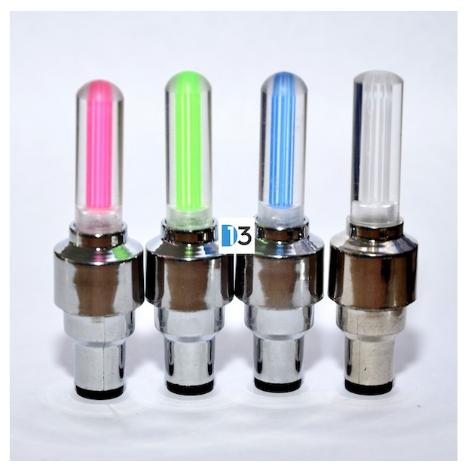 [HCM]COMBO 2 ĐÈN LED LẮP CHÂN VAN XE MÁY XE ĐẠP OTO