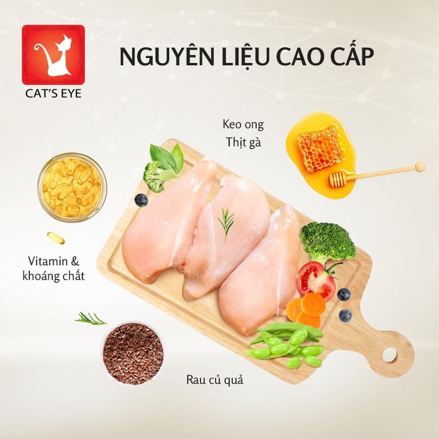 Hạt Cho Mèo Mọi Lứa Tuổi Cat's eye Premium (Hàn Quốc) - [Nông Trại Thú Cưng]