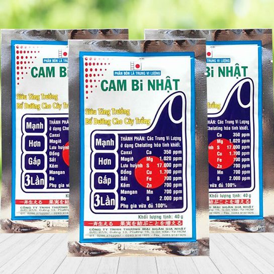 Phân bón lá trung vi lượng cambi nhật