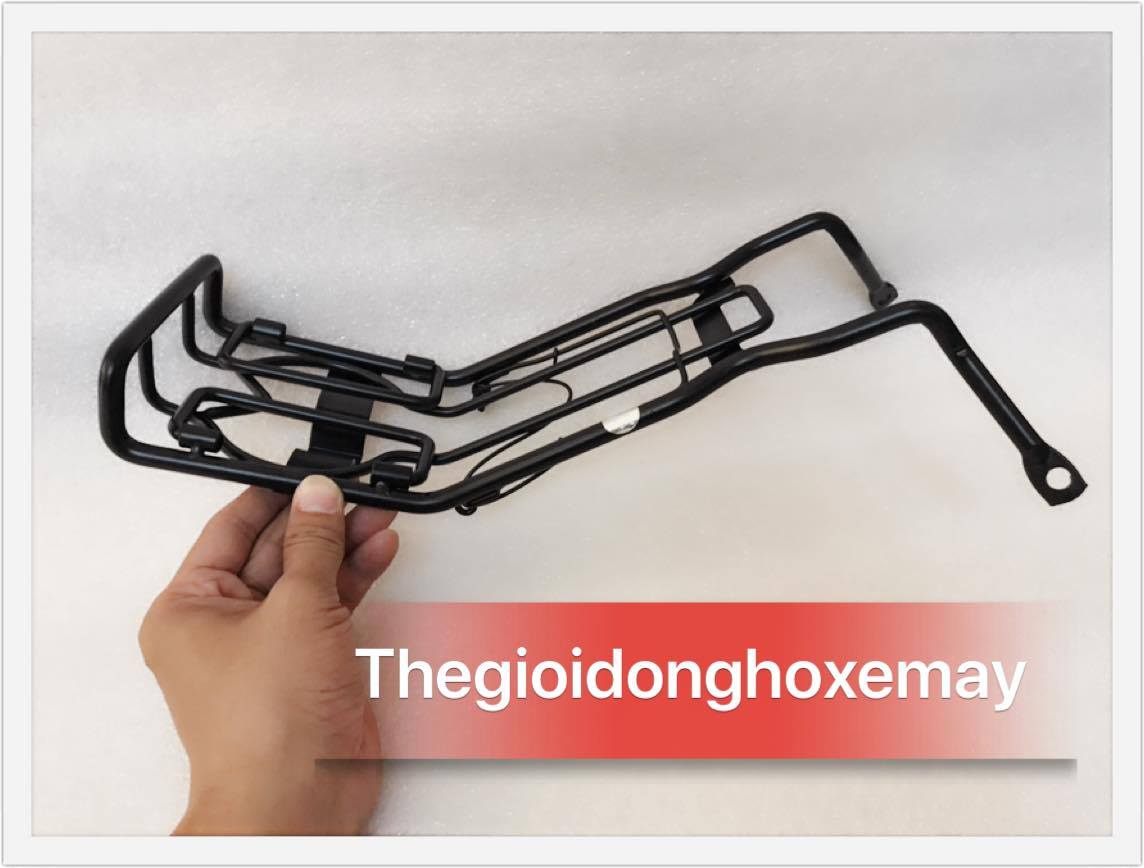 Baga giữa inox đen honda wave alpha 2017-2019