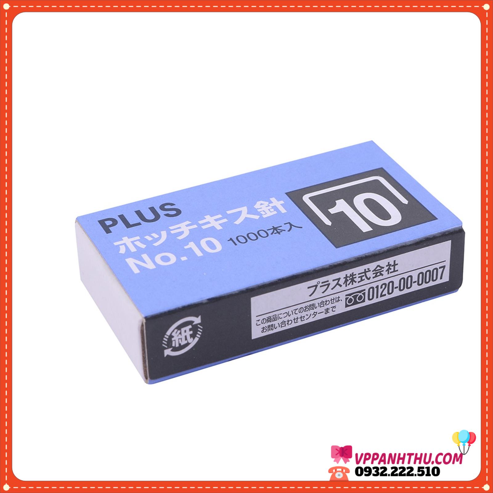 COMBO 3 HỘP KIM BẤM SỐ 10 PLUS