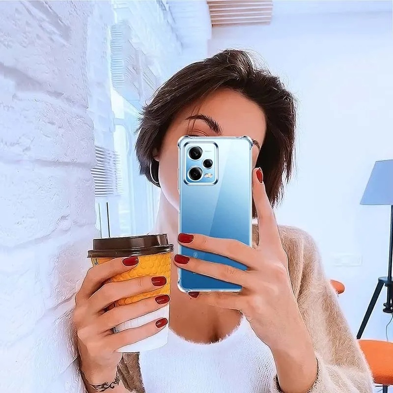 Ốp lưng Redmi Note 9s / Note 9 Pro / Note 10 Pro / Note 11 Pro / Note 12 Pro 5G trong suốt lồi 4 góc hạn chế ố vàng ôm khít máy