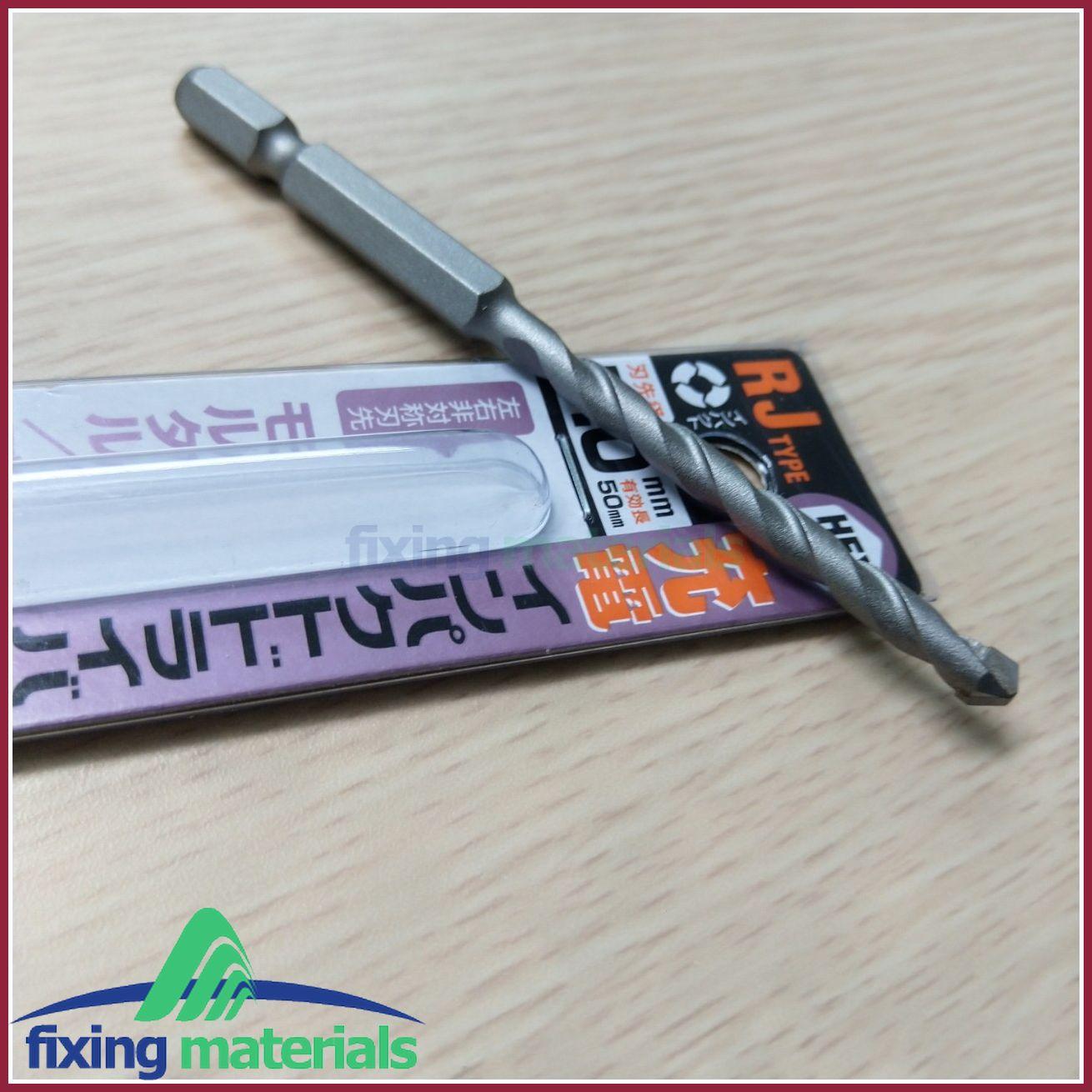 [HCM]Mũi khoan tường Unika RJ 3.0x90 (Đuôi lục giác 6.35mm dùng cho máy bắt vít)