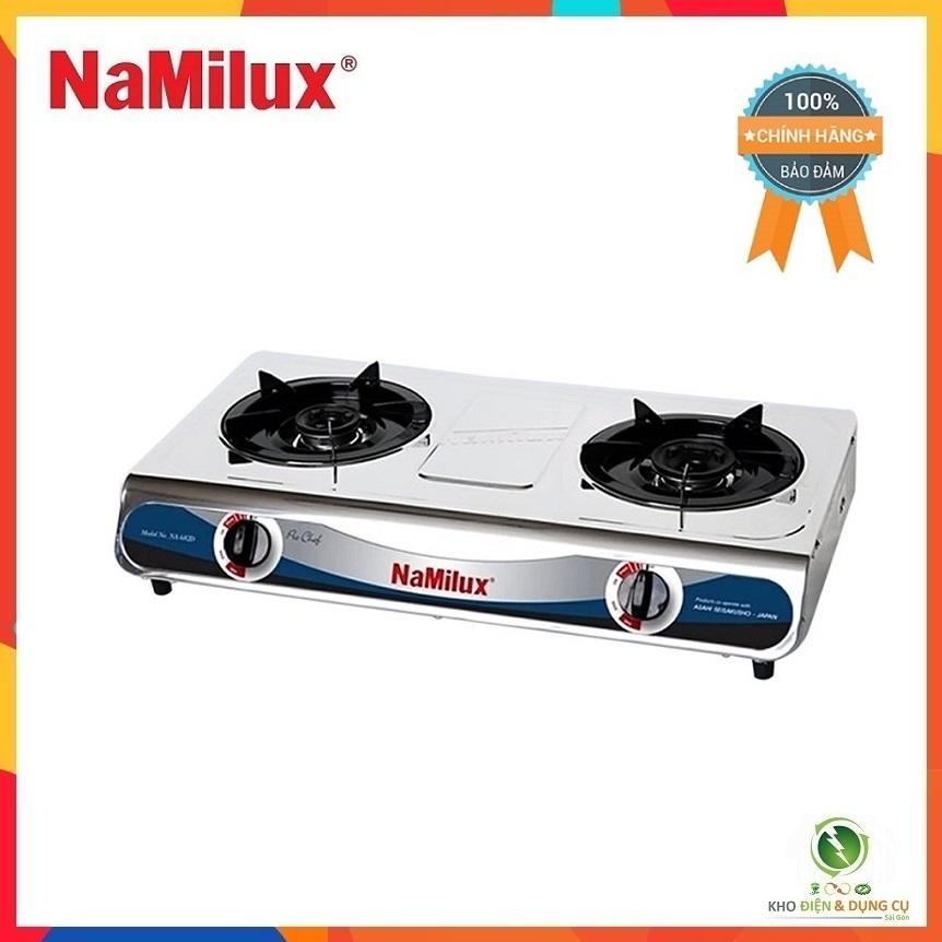 BẾP GAS ĐÔI NAMILUX NA-682DSM ( MẶT BẾP INOX )