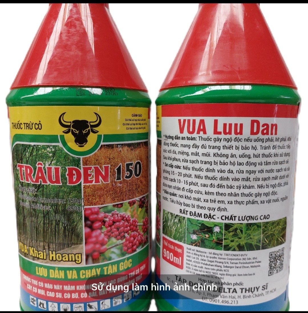 Thuốc trừ cỏ TRÂU ĐEN COMBO 10 Chai 900ml