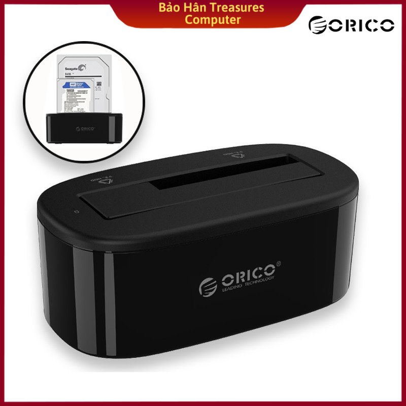 Khay Đựng Ổ Cứng Docking ORICO 6218US3 USB3.0/3.5/2.5  - Hàng Chính Hãng
