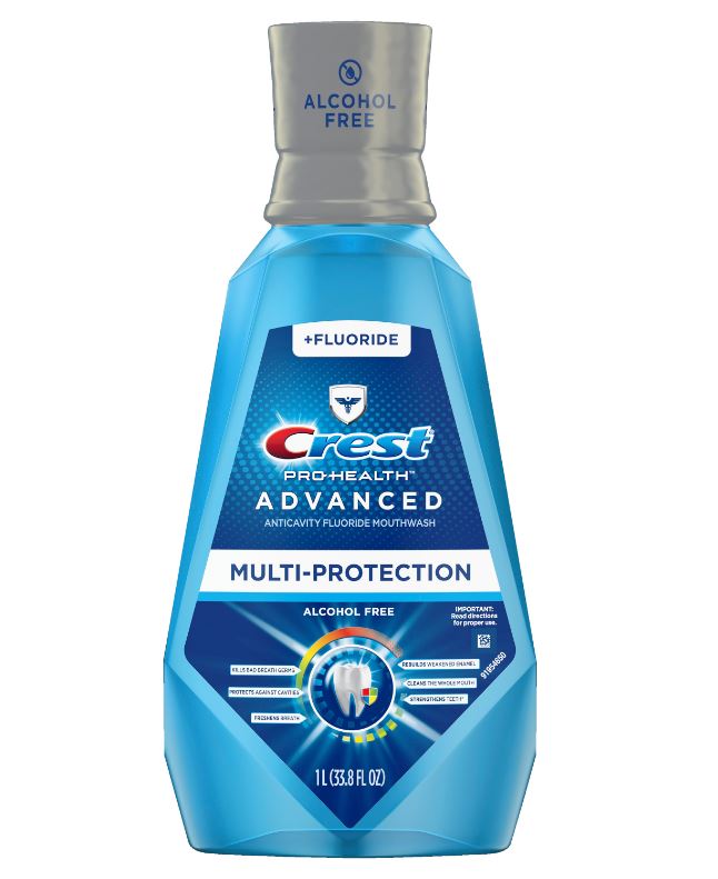 Date 07/26  Nước súc miệng Crest Pro Health Advanced Multi Protection 1 lít