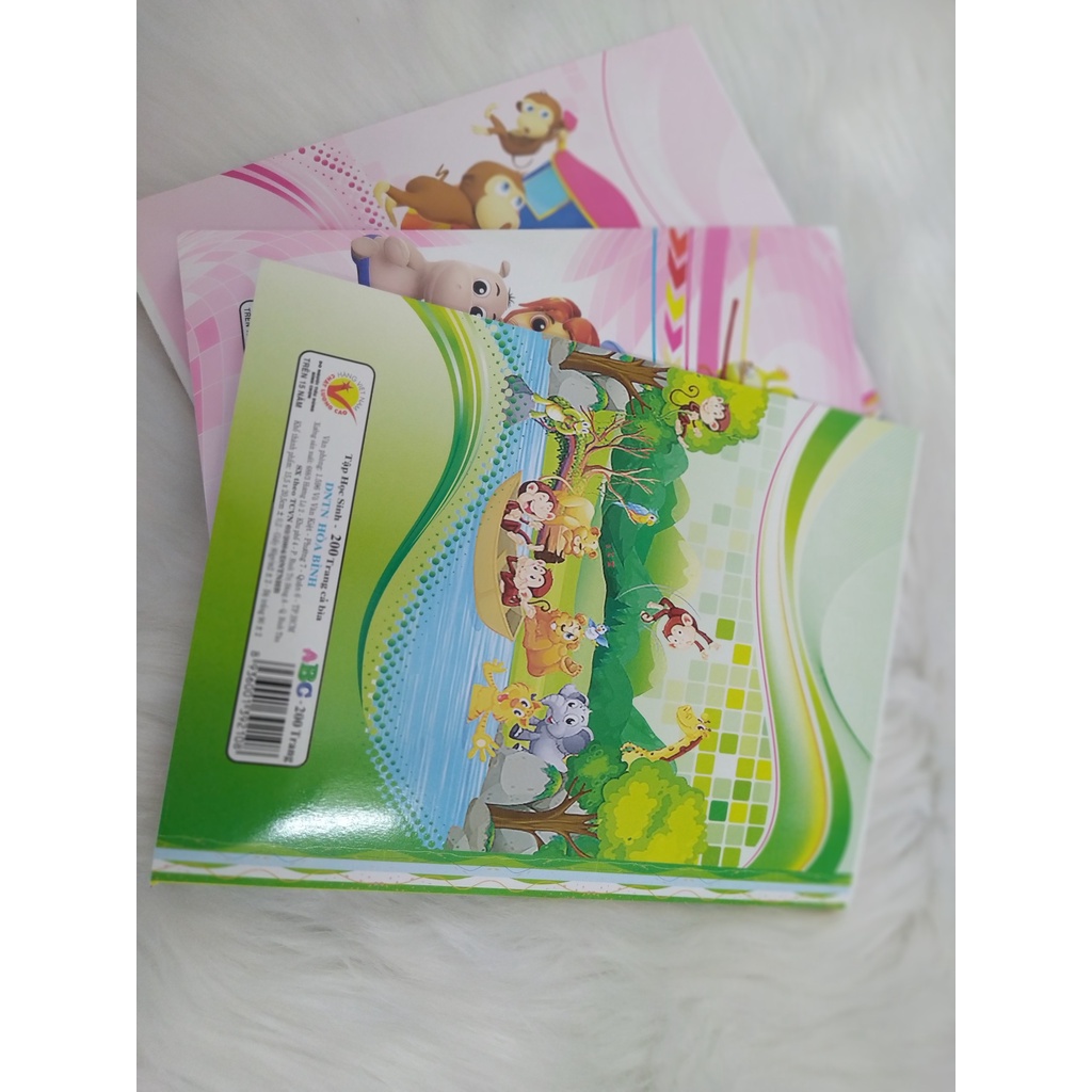 (HCM) Lốc 10 Vở ABC Hòa Bình định lượng 80 gsm  (100 trang 4 ô ly 5 ô ly)