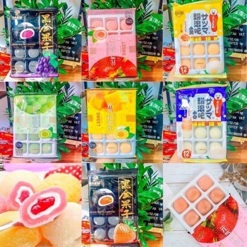 Bánh Mochi kem lạnh túi 12 bánh 120g