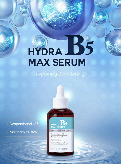 Tinh Chất Phục Hồi Da Prettyskin Hydra Max Serum B5 (50ml)