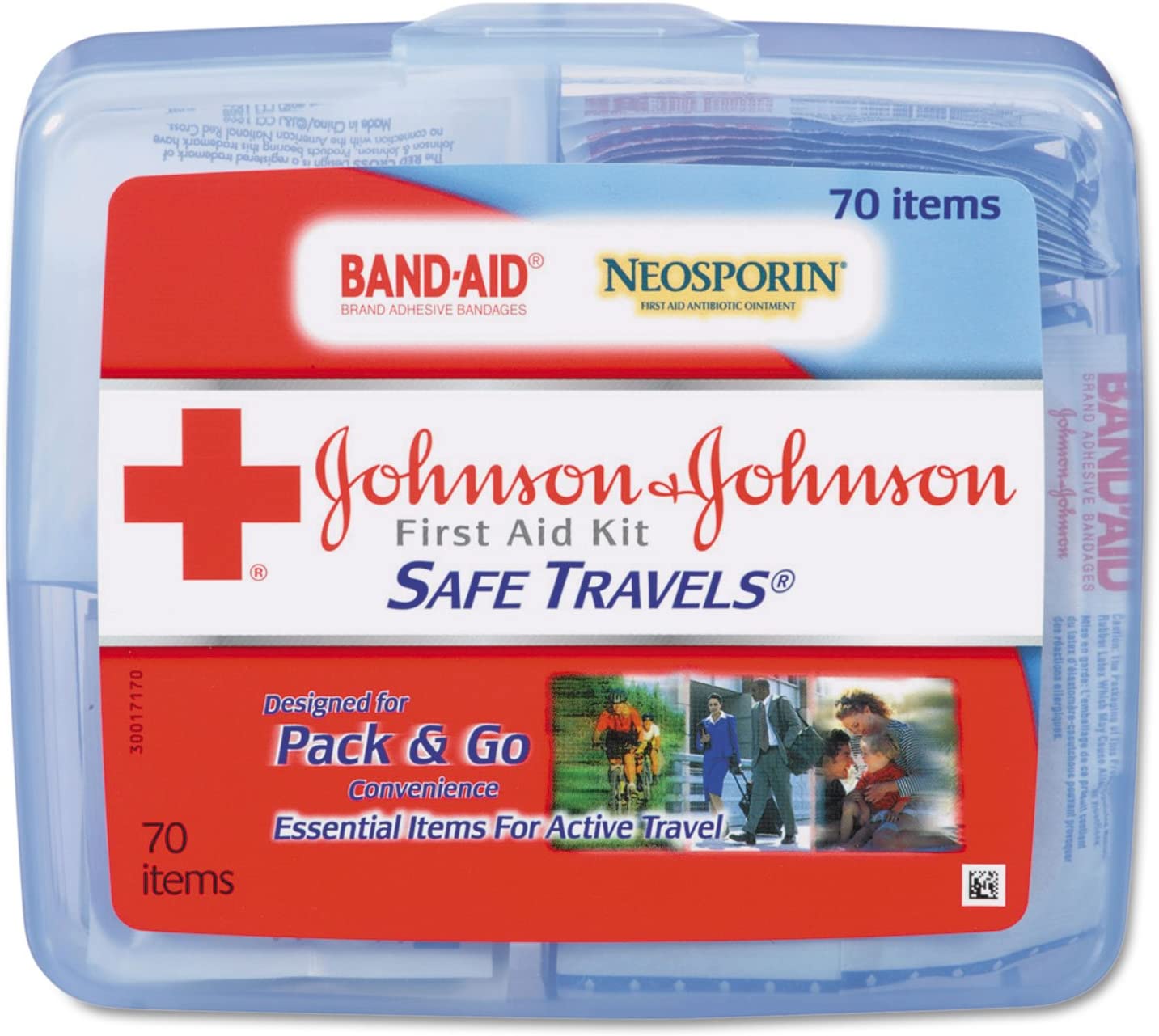 [HCM]HỘP SƠ CỨU Johnson & Johnson TRAVEL 70 MÓN