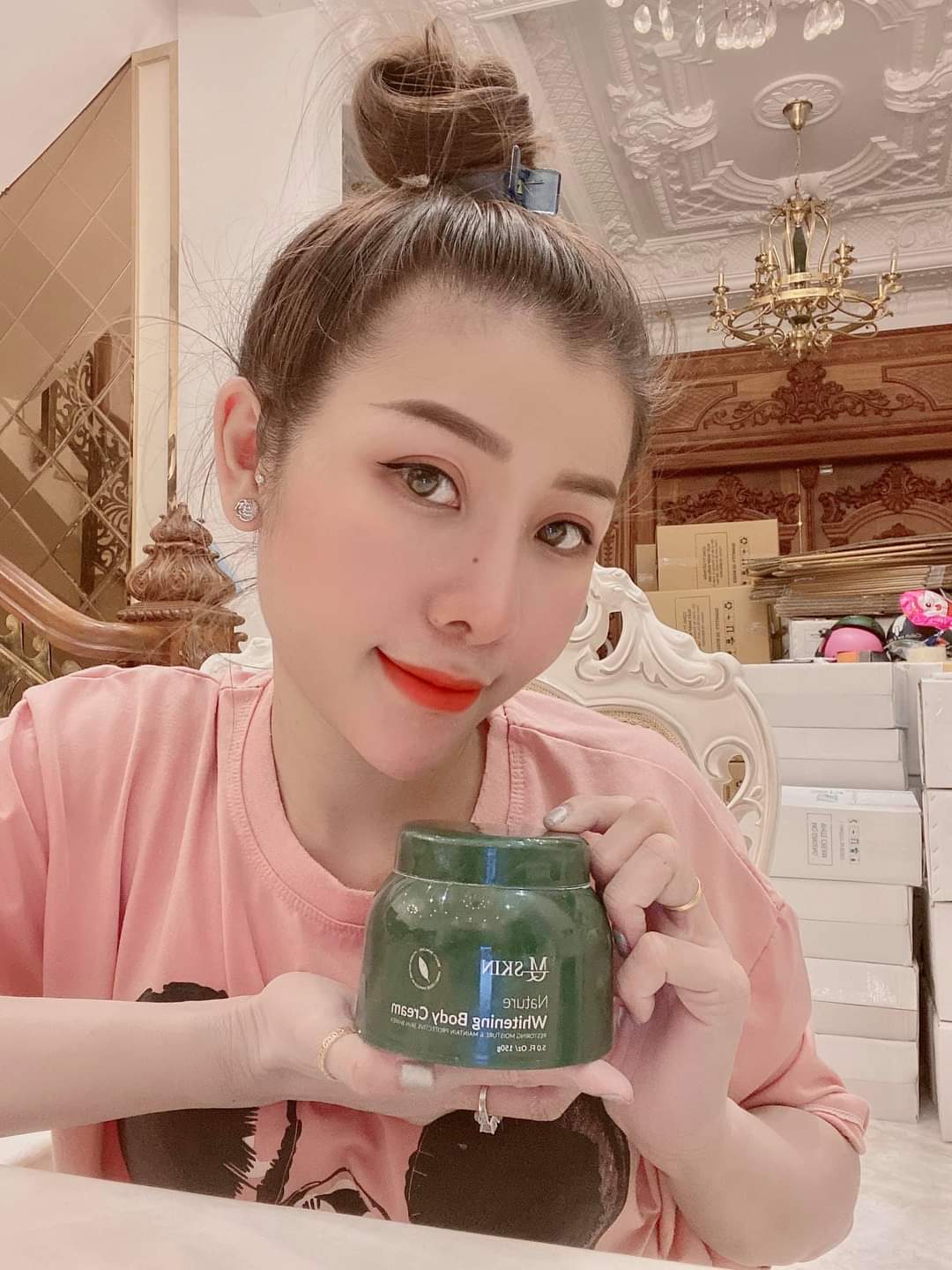 Kem Body Diệp Lục Siêu Trắng MQSkin