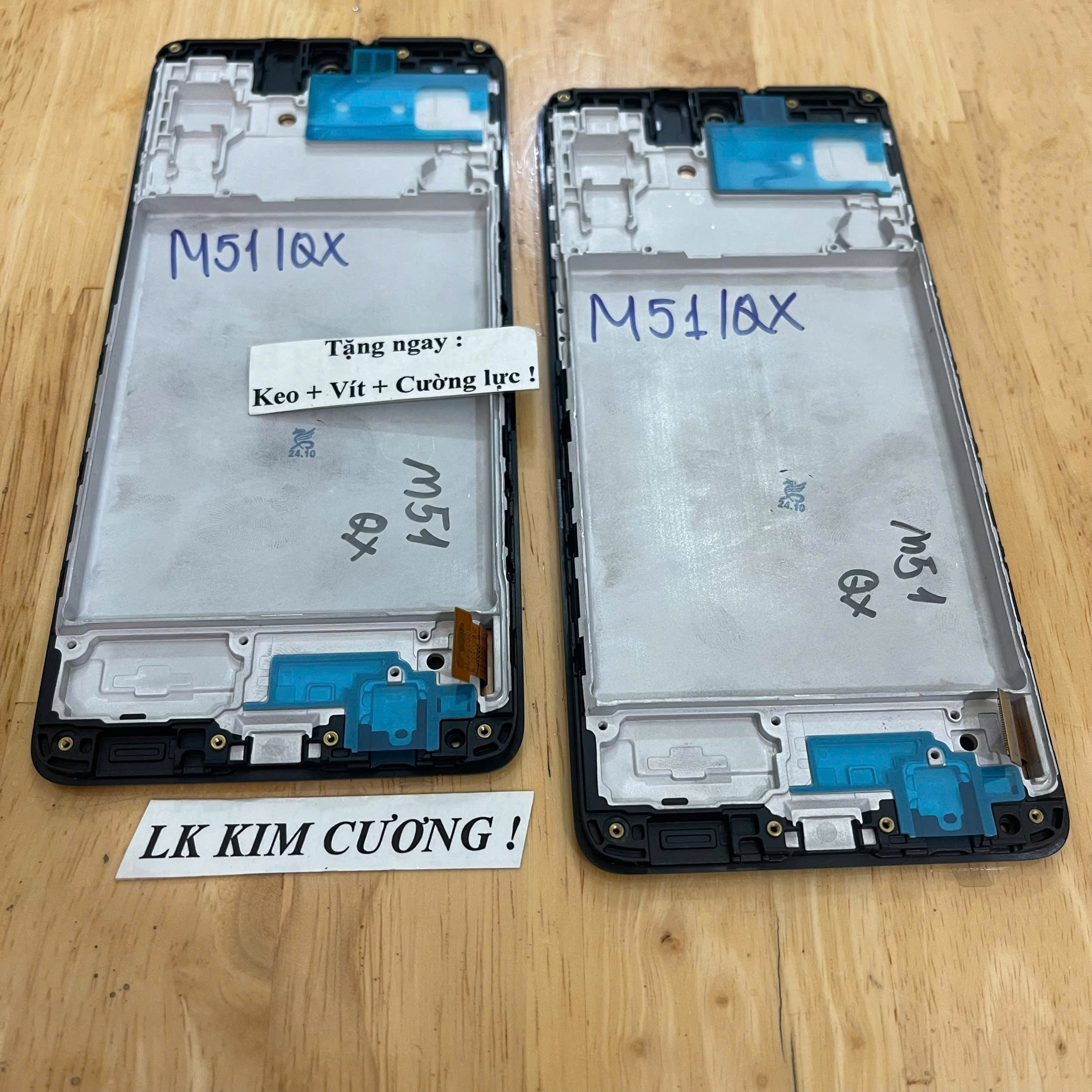 Màn hình samsung M51 - liền khung - mã QX