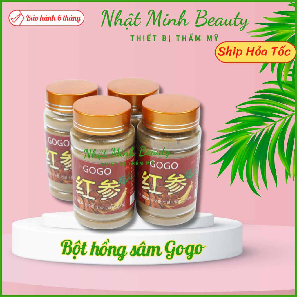 Bột hồng sâm Gogo cấy đẹp da dùng cho spa, cá nhân