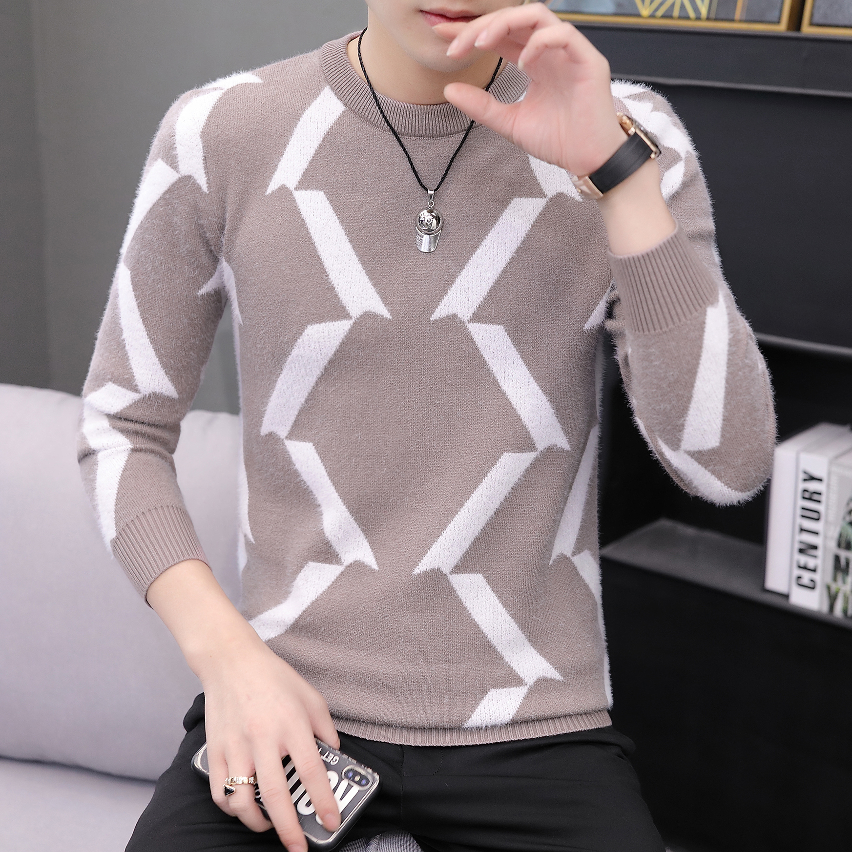 long sleeve casual sweater