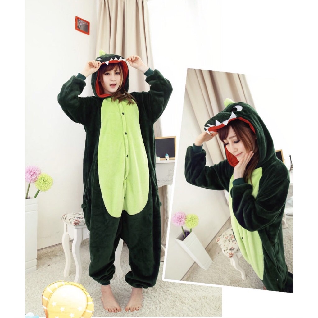 (Có sẵn) Bộ khủng Long xanh cho người lớn