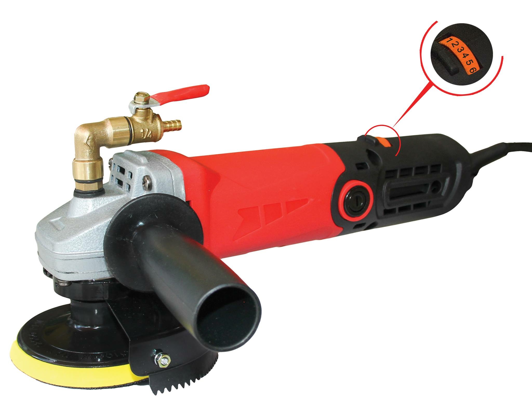 Máy đánh đầu số máy mài nước 6 tốc độ