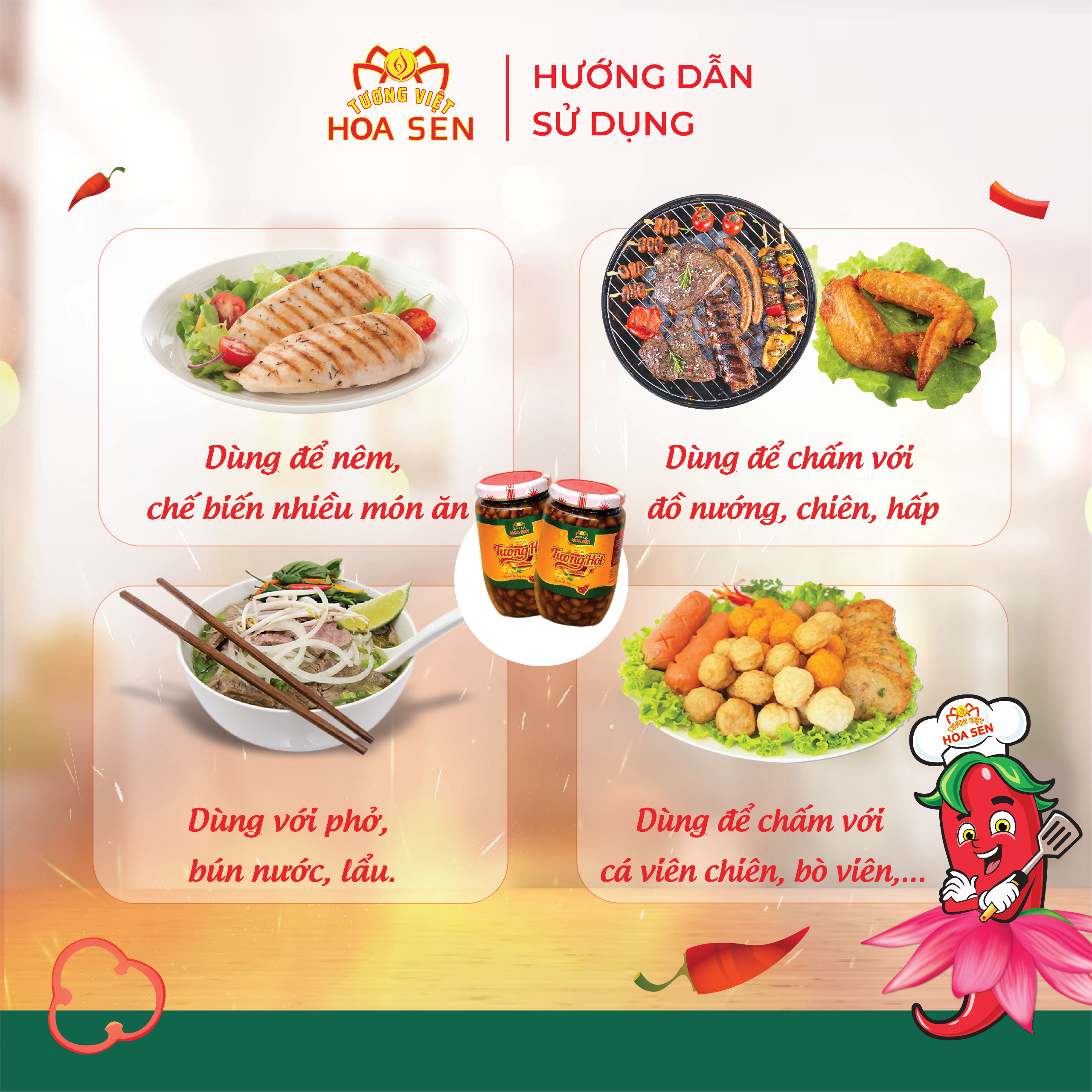 Tương Hột hủ thủy tinh 420g