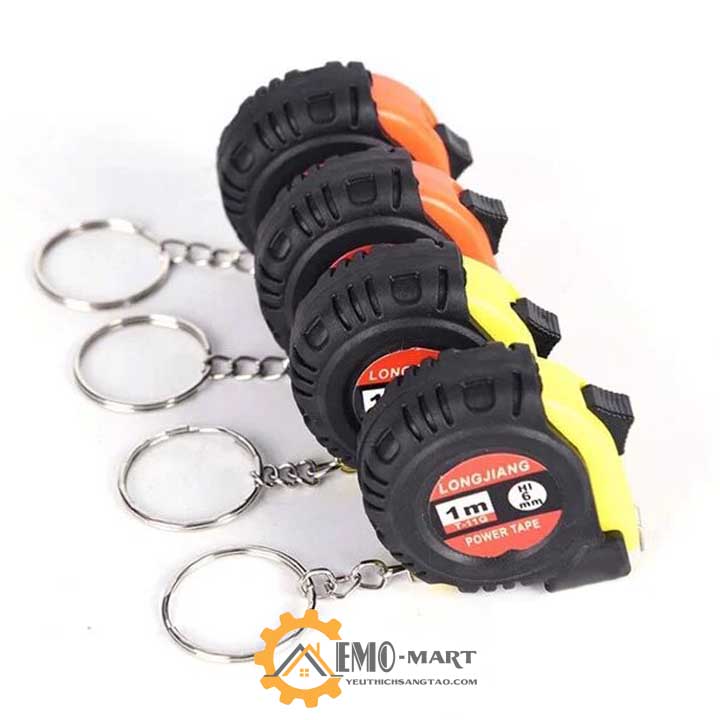 [FreeshipMAX] Móc khóa thước rút mini 1 mét