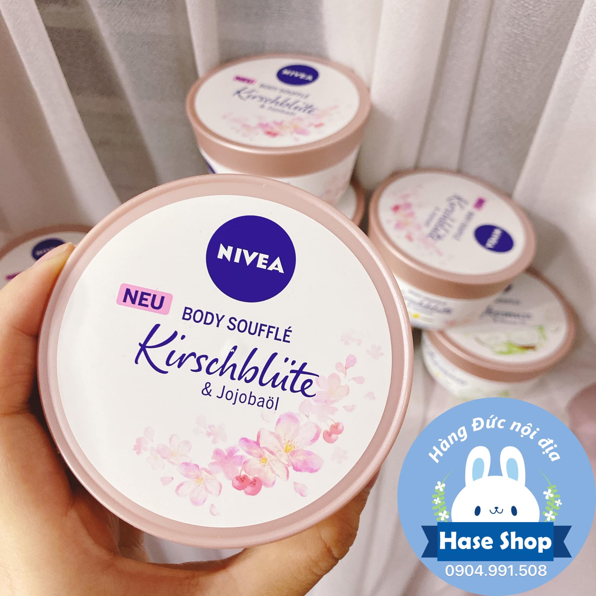 [Nội địa Đức có BILL] Kem dưỡng ẩm Nivea Body Soufflé