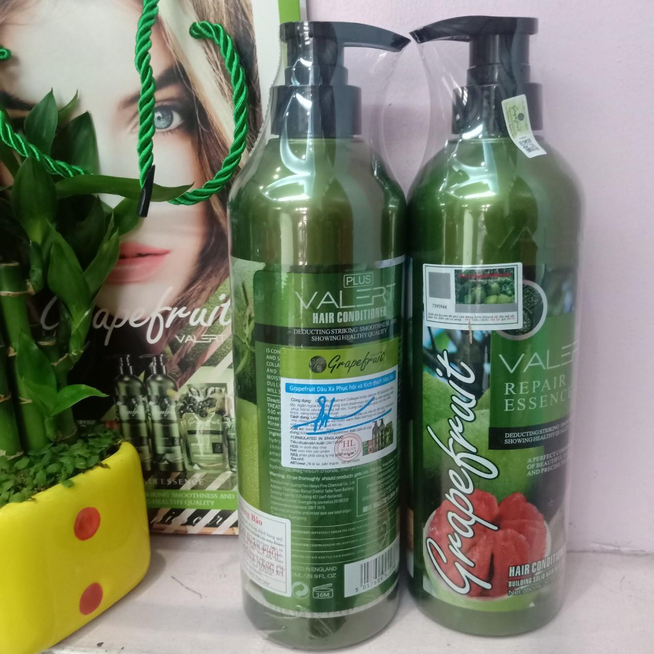 Cặp Đầu Gội Bưởi Đỏ Ngăn Rụng Tóc 850ml